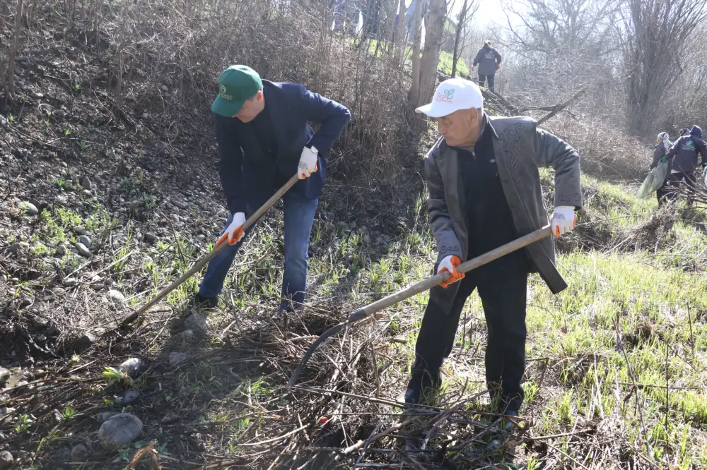 Участие более трех тысяч человек в очистке родников в Тюлькубасском районе демонстрирует активность местного сообщества в экологических инициативах {city2}