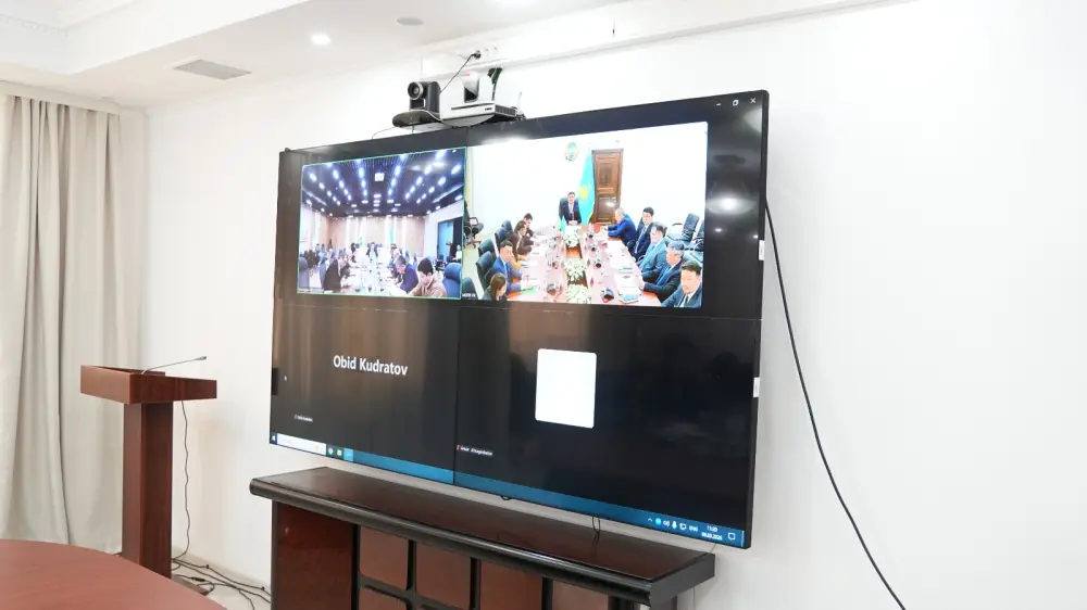 Онлайн встреча Министра экологии с Председателем Национального комитета по экологии и изменению климата Узбекистана {city2}