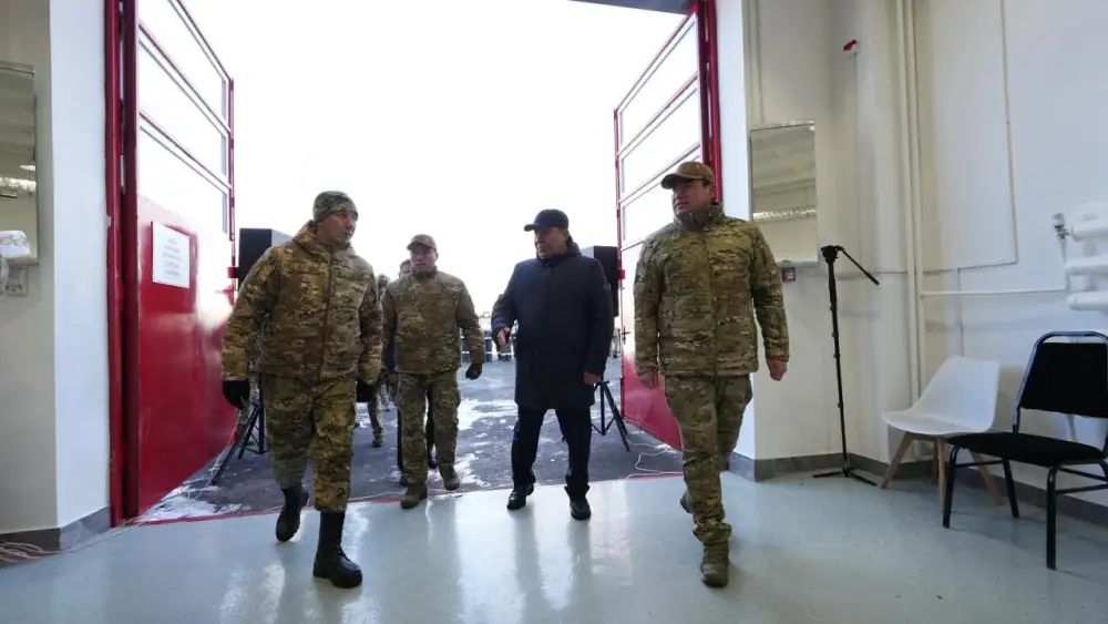 В селе Сарыозек начала работу обновленная пожарная часть (5)