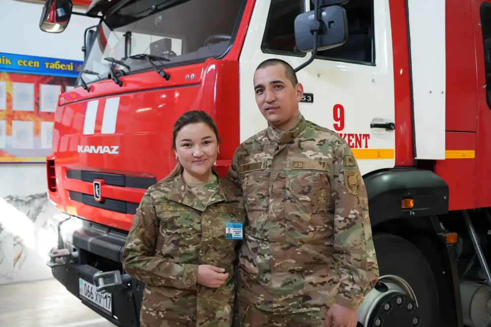 Гармония семьи и службы в примере семьи Дамира Оспанова и Мольдир Куандыковой {city2}