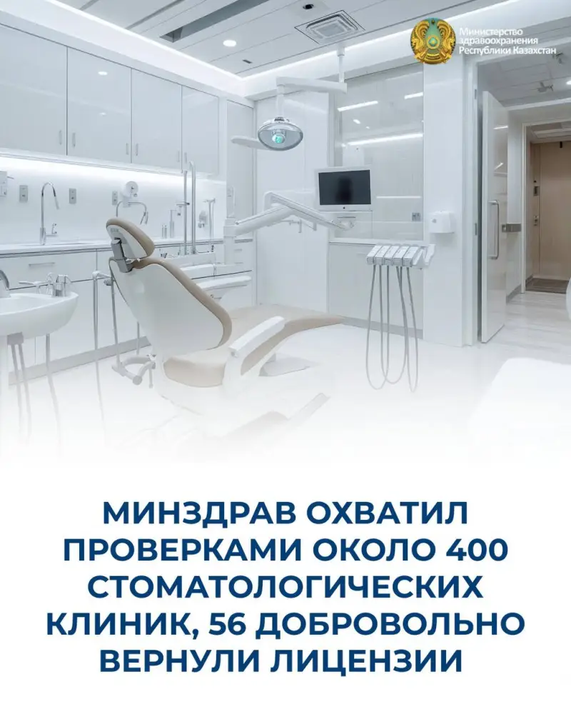 Минздрав провел стоматологический аудит: 400 клиник под лупой, 56 лицензий вернулись в ветер! {city2}