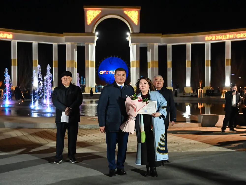 В Кызылорде сдан в эксплуатацию реконструированный Президентский парк (9)