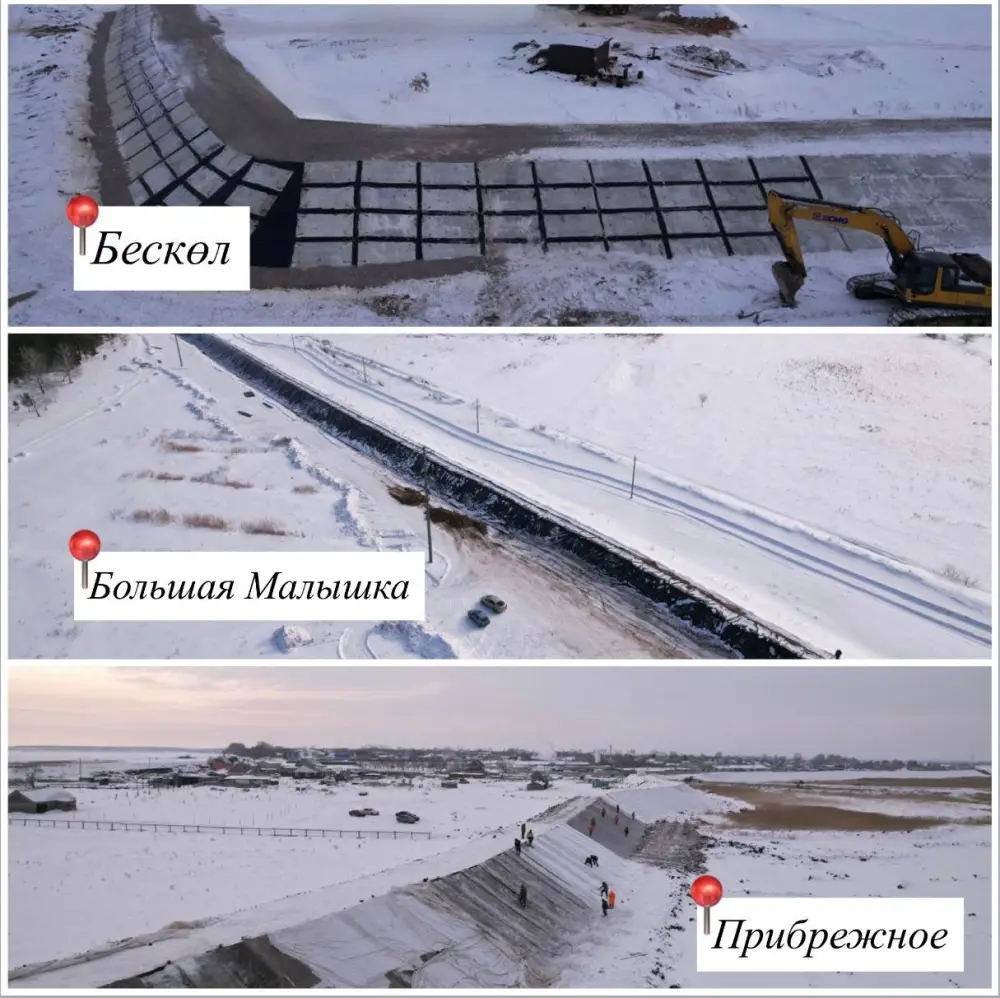 Совещание акимов СКО по подготовке к паводковому периоду меры безопасности реконструкция дамб и дорог {city2}