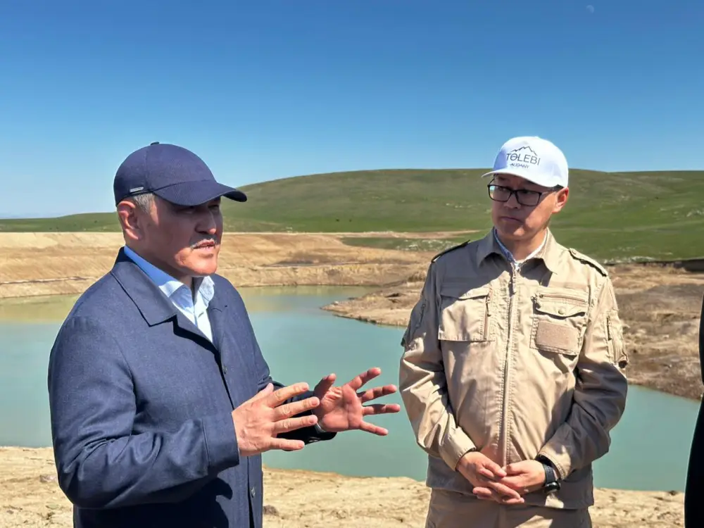 Толебийский район: строительство водохранилища 'Каракуыс' {city2}