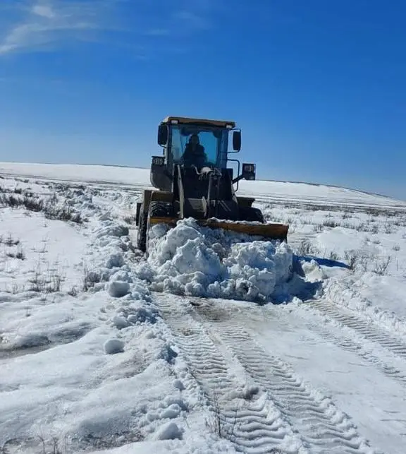 К жителям Карагандинской области обратились из-за резкого таяния снега (5)