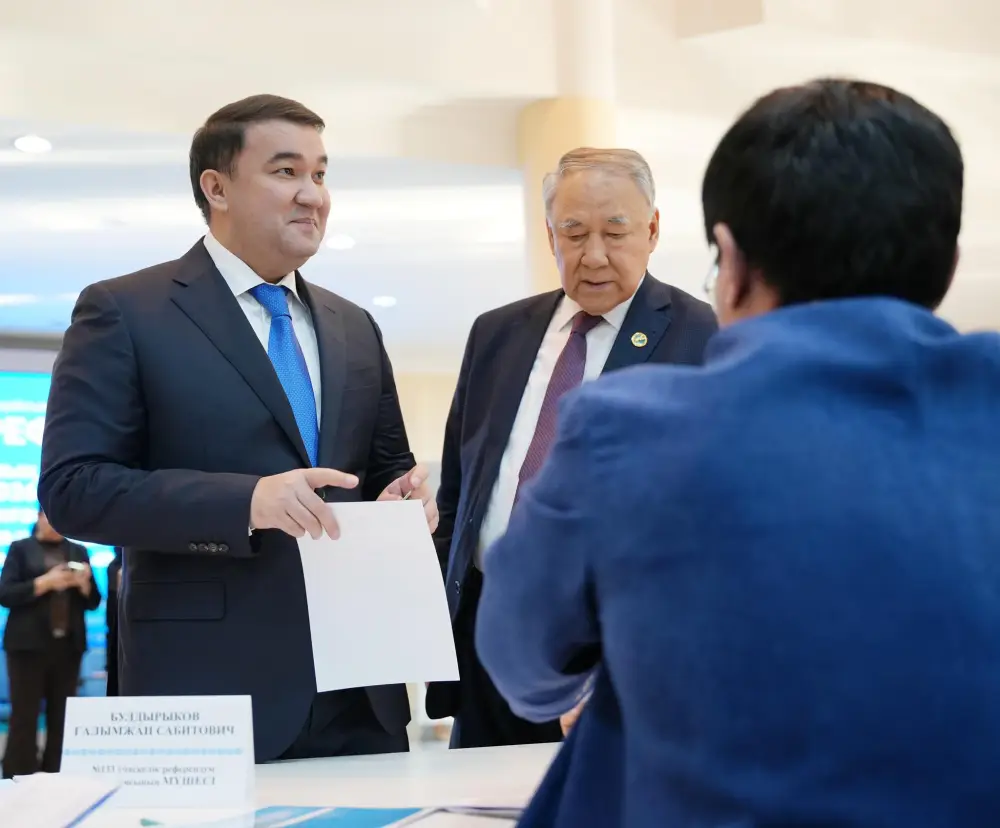 Нуралхан Кушеров проголосовал в Туркестане {city2}