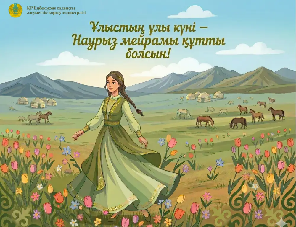 Поздравление Аскара Ертаева с Наурызом социальное благополучие новая Конституция {city2}