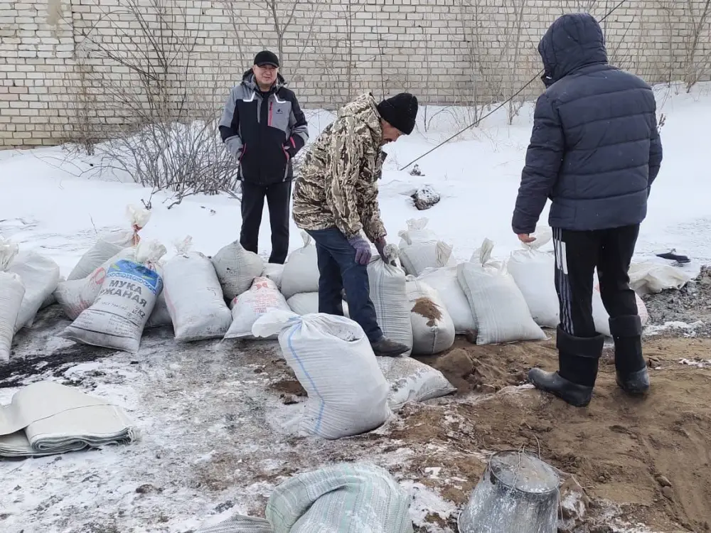 В Абайской области продолжается круглосуточный вывоз снега и откачка талых вод {city2}