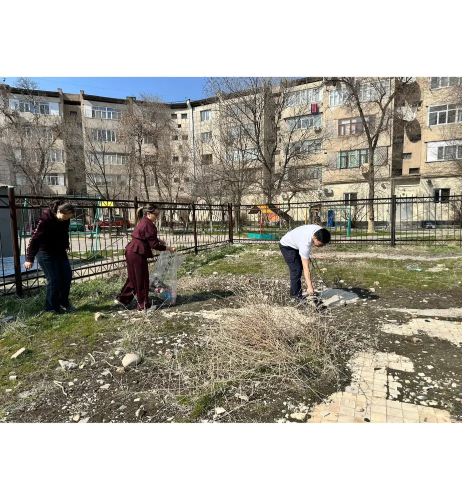 экологическая акция Тазару күні в Казахстане уборка мусора высадка деревьев {city2}