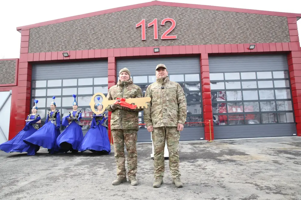 Чингис Аринов открыл первый в Казахстане пожарно-спасательный комплекс нового формата (9)