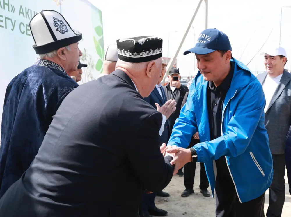 Общественное объединение для озеленения: в Жамбылской области высадили более 9 тысяч деревьев {city2}