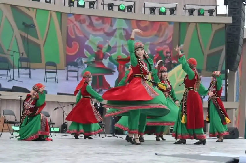 праздник традиционного искусства Шымкент Наурыз фольклорные ансамбли казахское культурное наследие {city2}