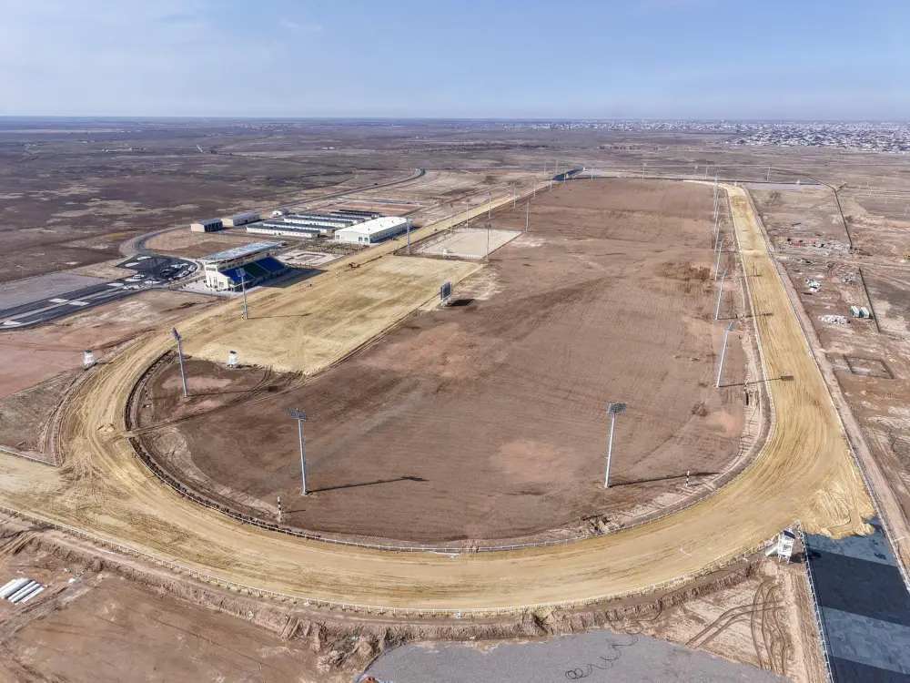 Открытие ипподрома в Туркестане к празднику Наурыз международные соревнования традиционных видов спорта {city2}