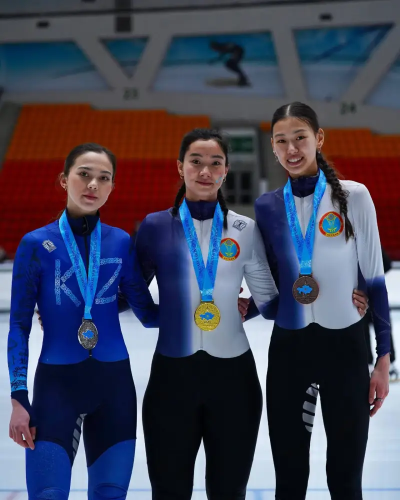 Стали известны победители и призеры чемпионата Казахстана по шорт-треку (2)