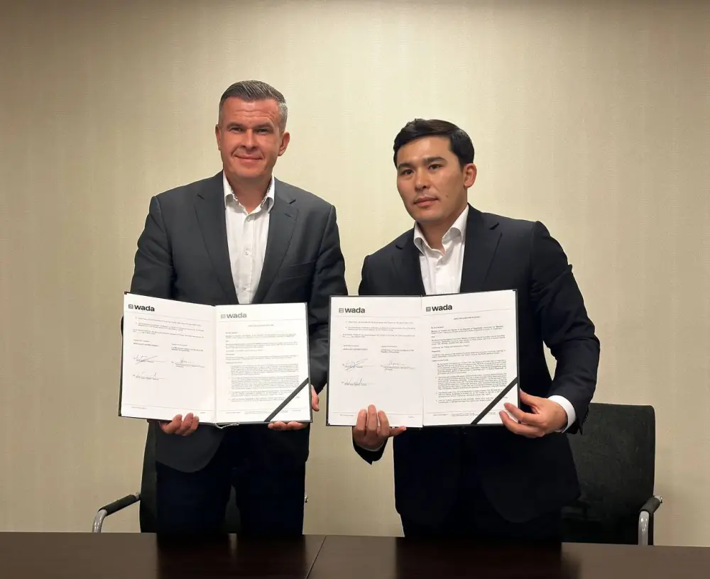 «Казахстан играет ведущую роль в продвижении чистого спорта в Центральноазиатском регионе» — меморандум о взаимопонимании с Всемирным антидопинговым агентством (WADA) заключило Министерство туризма и спорта РК (4)