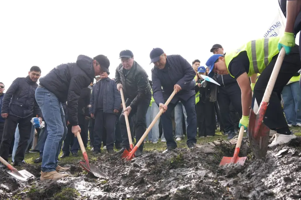 Экологическая акция по очистке родников в Казахстане {city2}