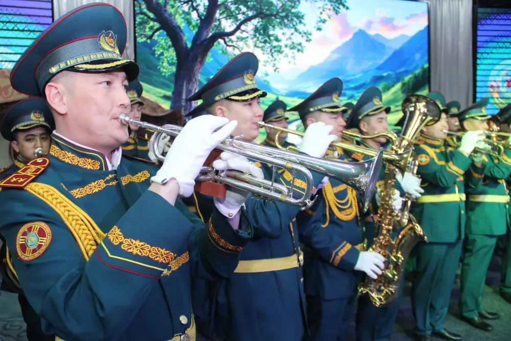 Национальная гвардия Казахстана Наурыз мейрамы праздничная инициатива единство мир благополучие {city2}