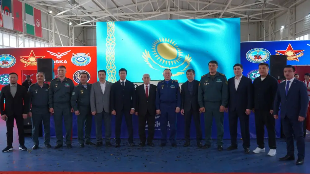 Определены победители чемпионата по қазақ күресі среди силовых ведомств Казахстана {city2}
