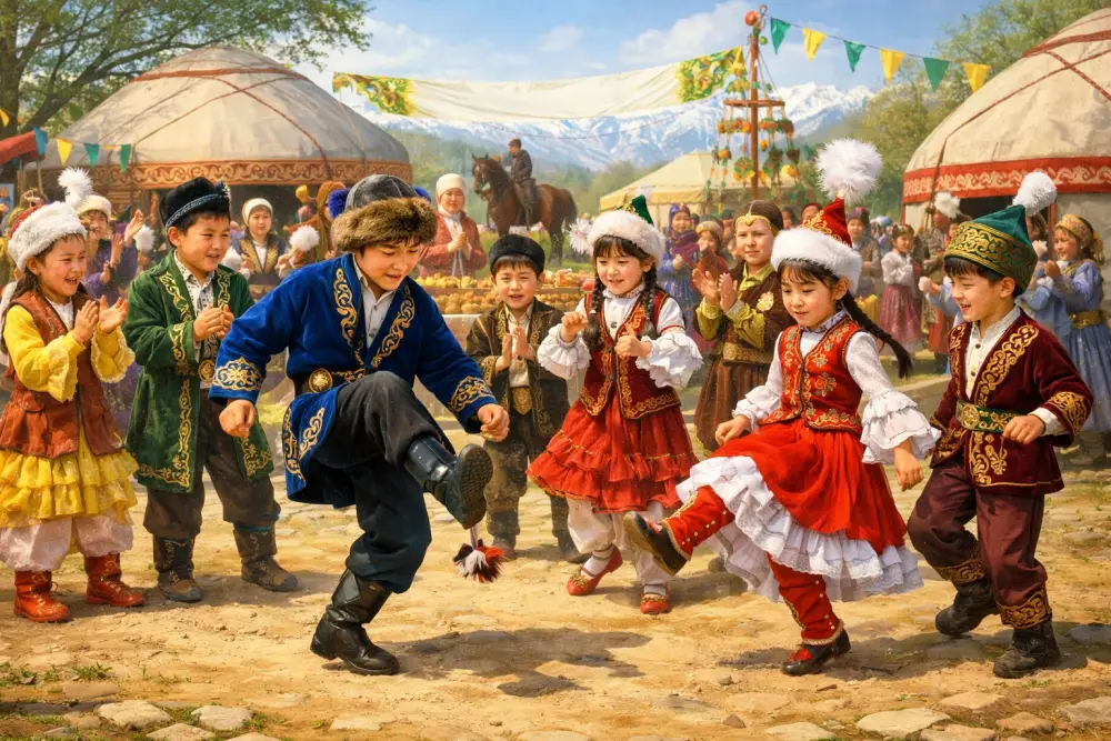 Более 350 тысяч детей участвуют в конкурсе традиционных казахских игр «Ханталапай» {city2}