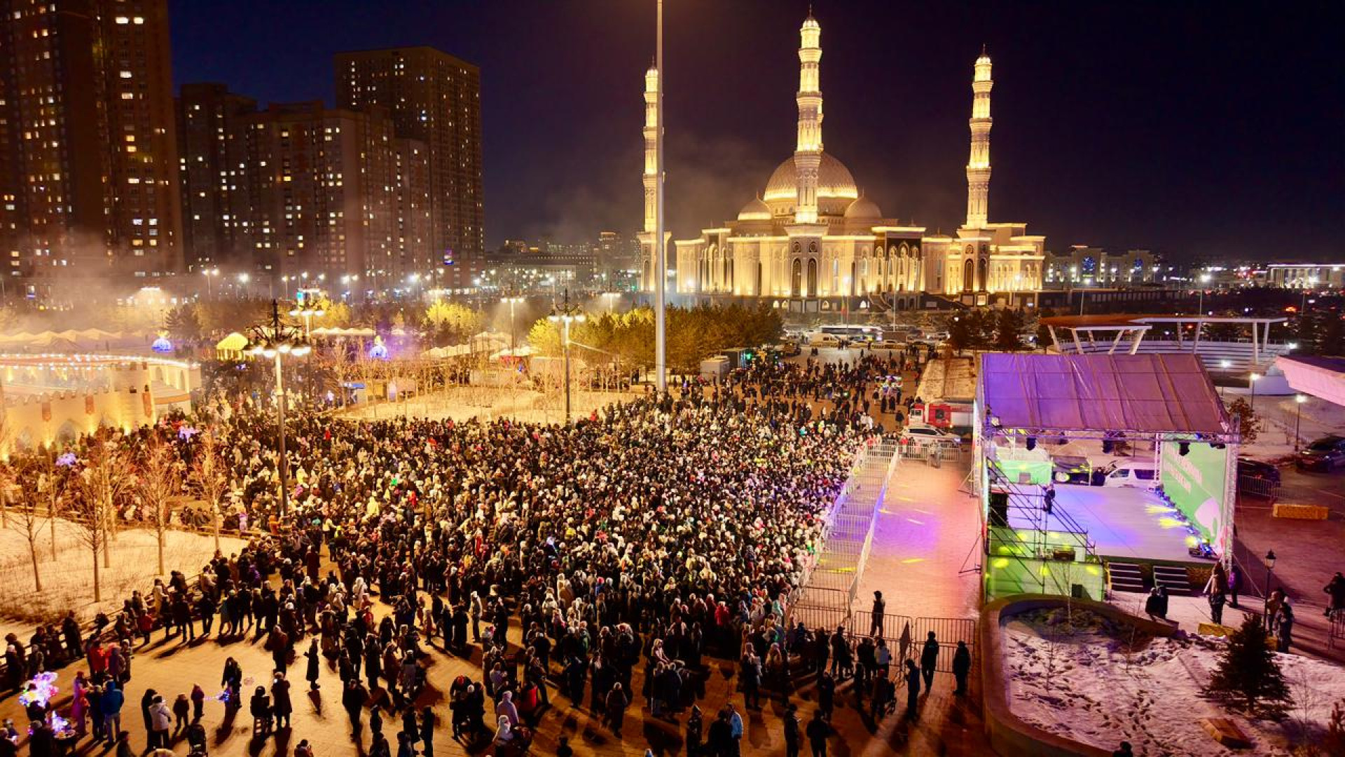 Дрон-шоу в Астане 6