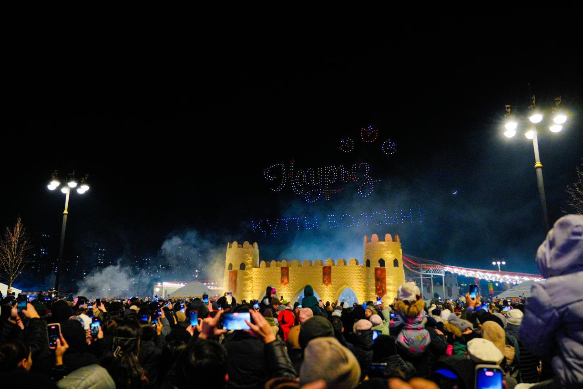 Дрон-шоу в Астане 7