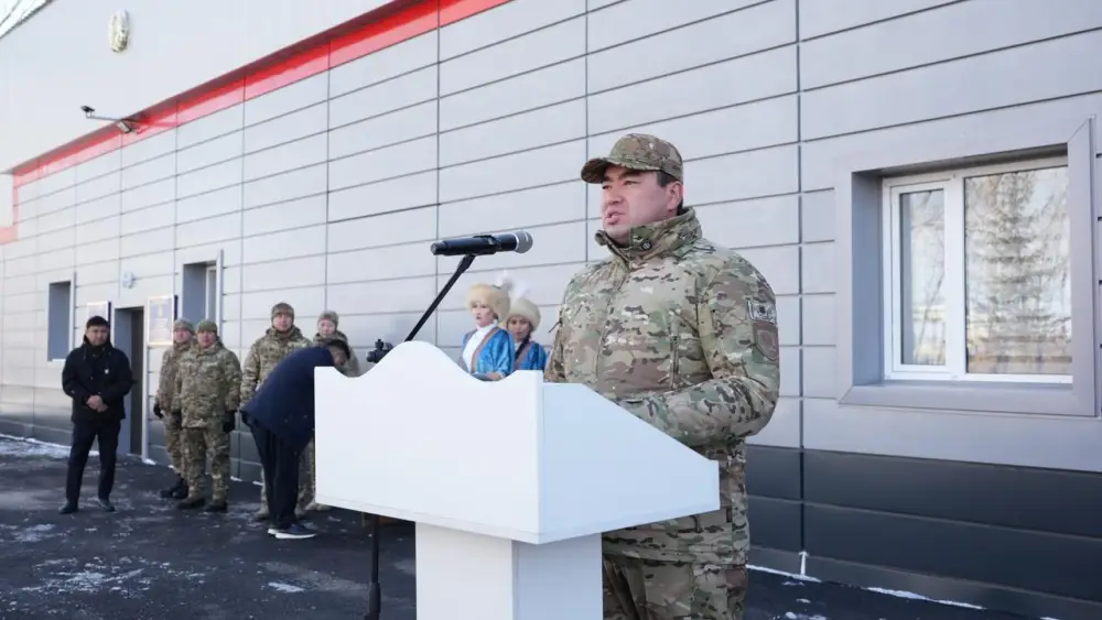 В селе Сарыозек начала работу обновленная пожарная часть (3)