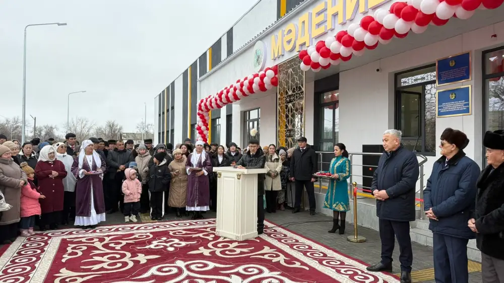 В селе Матай открыт новый дом культуры с современным спортзалом {city2}