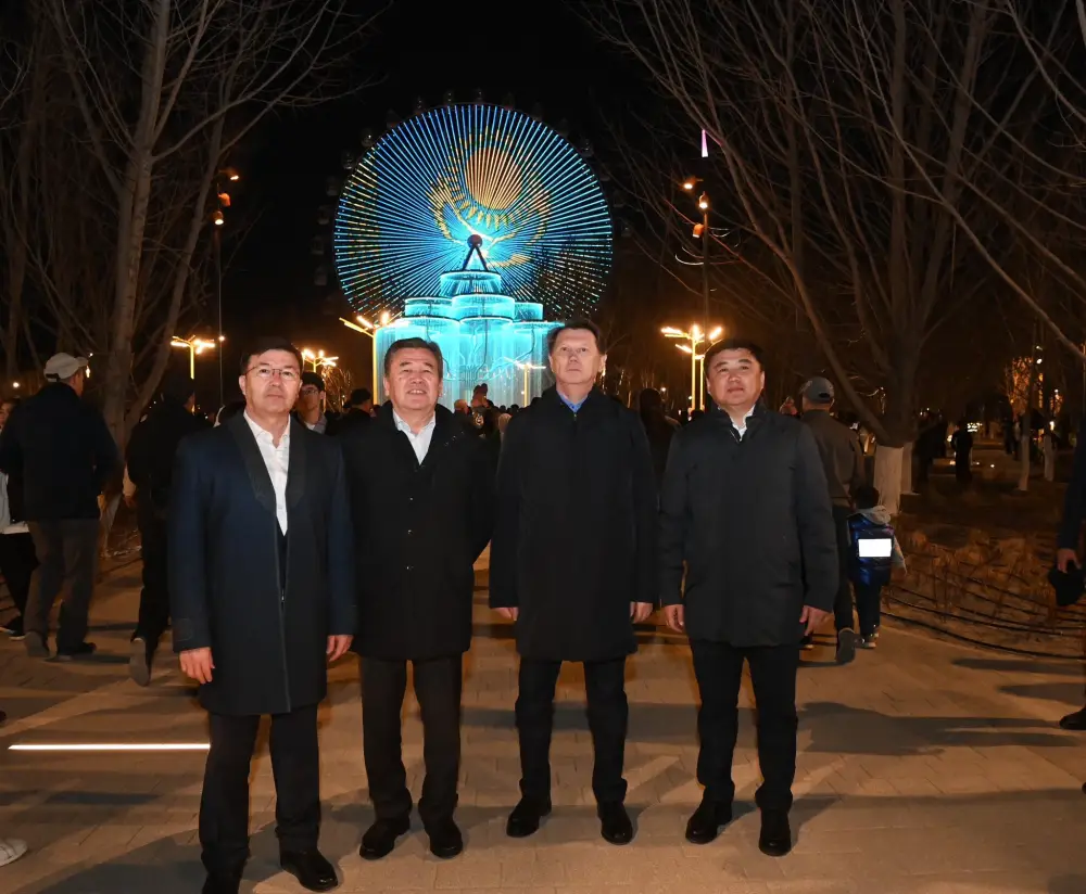 Депутаты Парламента посетили обновленный Президентский парк в Кызылорде (6)