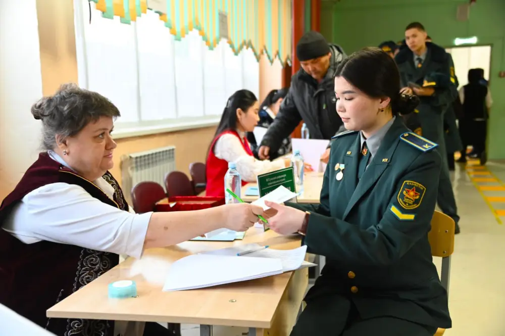 Голосование военнослужащих на референдуме: шаг к укреплению гражданского участия в Казахстане {city2}