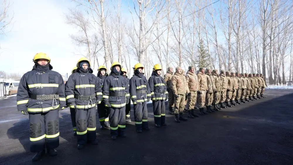 Обновленная пожарная часть в Сарыозеке: шаг к улучшению безопасности в Казахстане {city2}