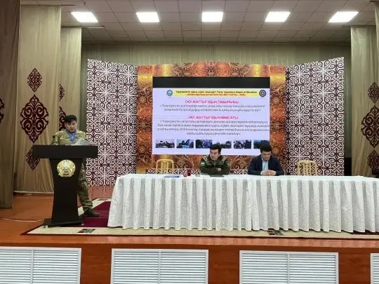 О проведении командно-штабных учений по борьбе с терроризмом в Жуалынском, Сарысуском и Таласском районах Жамбылской области (2)