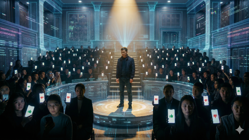 Цифровой трибунал: как один пост в соцсетях может разрушить бизнес и наказать виновных, работая круглосуточно без традиционных судебных процедур. {city2}