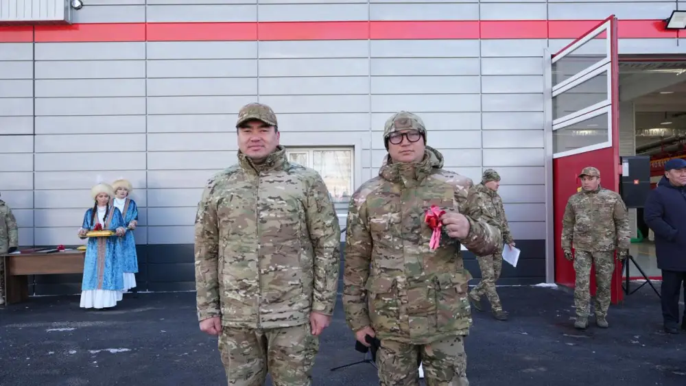 В селе Сарыозек начала работу обновленная пожарная часть (4)