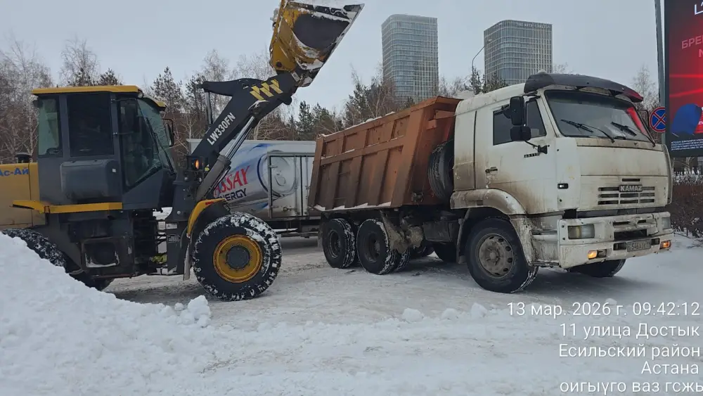 Более 1 800 единиц спецтехники задействовано в снегоуборочных работах в Астане (8)