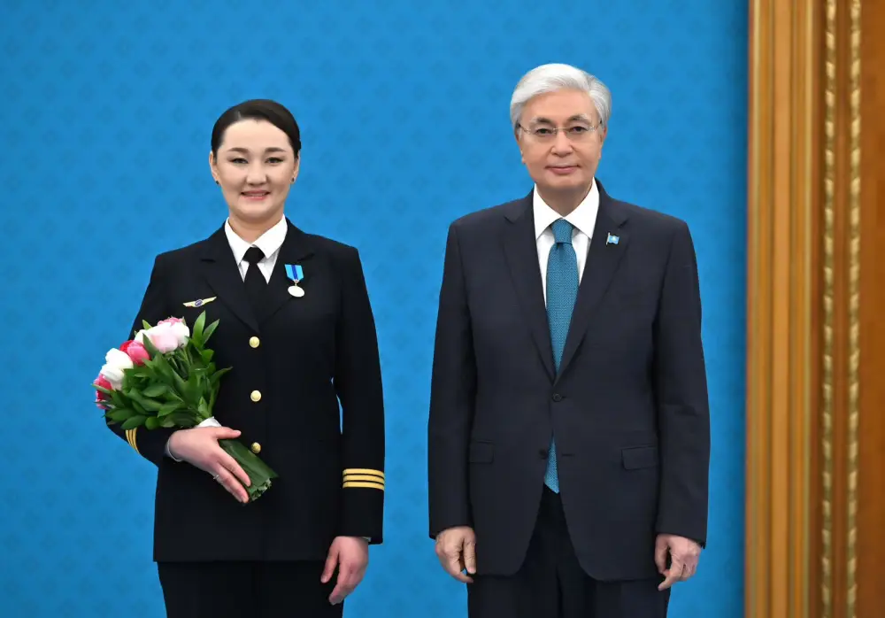 Сотрудницы МЧС Казахстана награждены государственными наградами в канун Международного женского дня {city2}