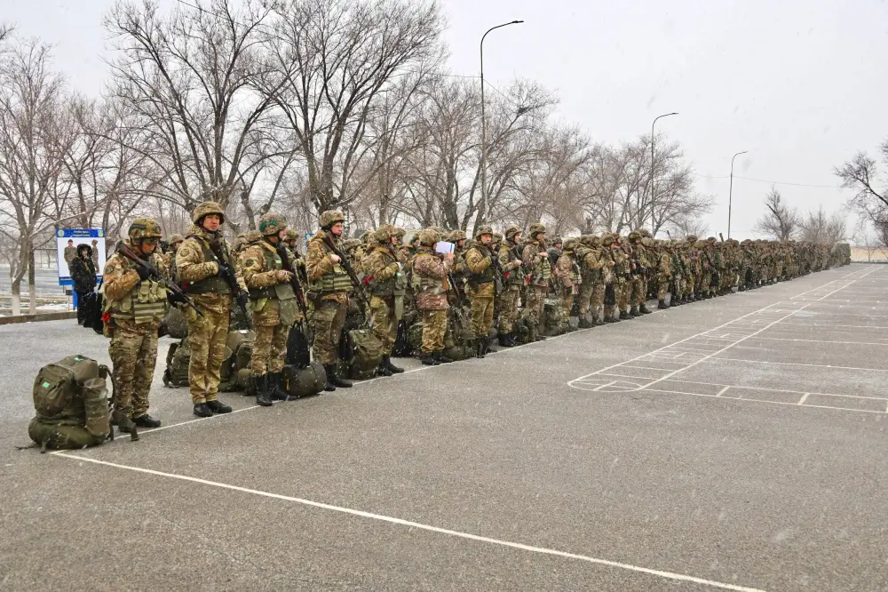 В Жамбылской области инженерно-саперный полк прошёл проверку на прочность в условиях боевой готовности {city2}