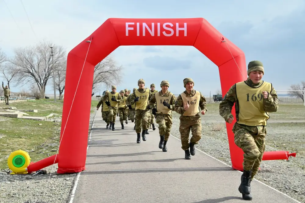 В Жамбылской области проверили готовность инженерно-саперного полка (8)