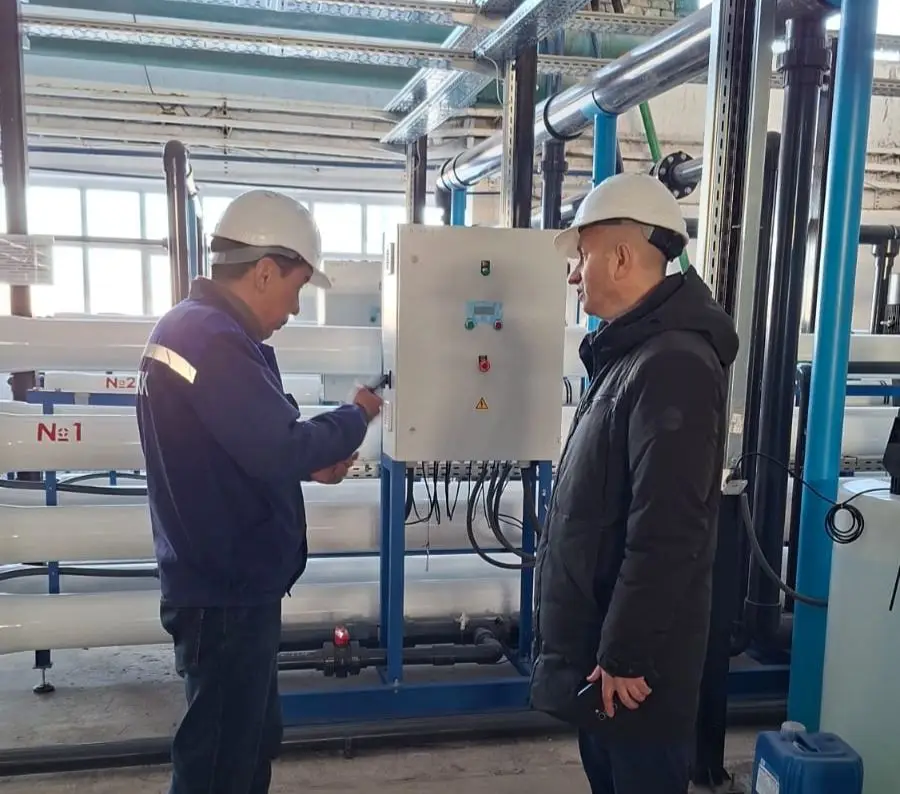 Заместитель Председателя Комитета госэнергонадзора Илья Рожков проверяет объекты энергетики в Кызылорде {city2}