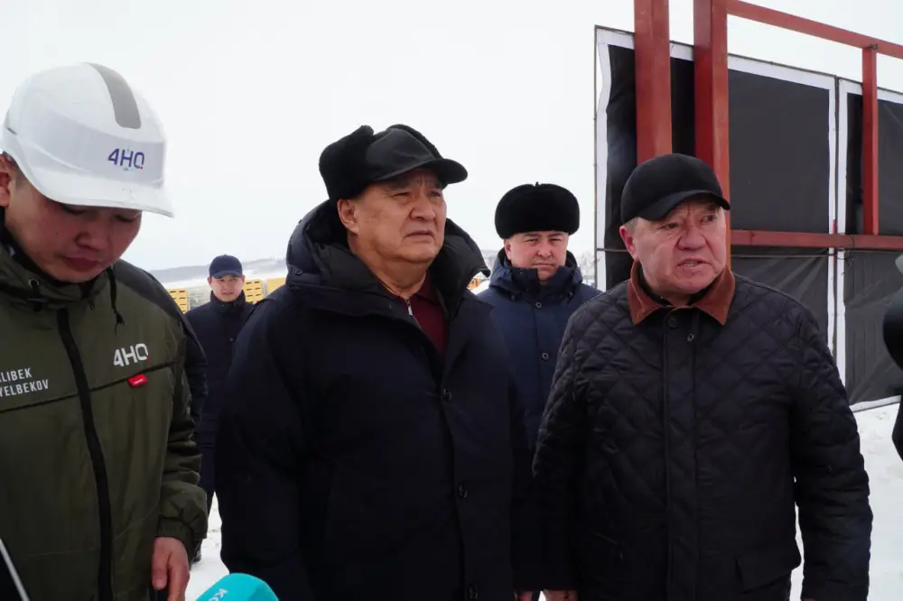 В Бурабайском районе ведется строительство крупной молочно-товарной фермы и завода по переработке молока (6)