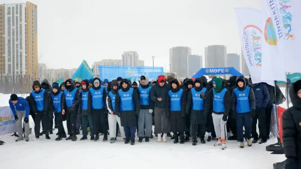 Массовый забег в поддержку новой Конституции прошел в Астане (10)