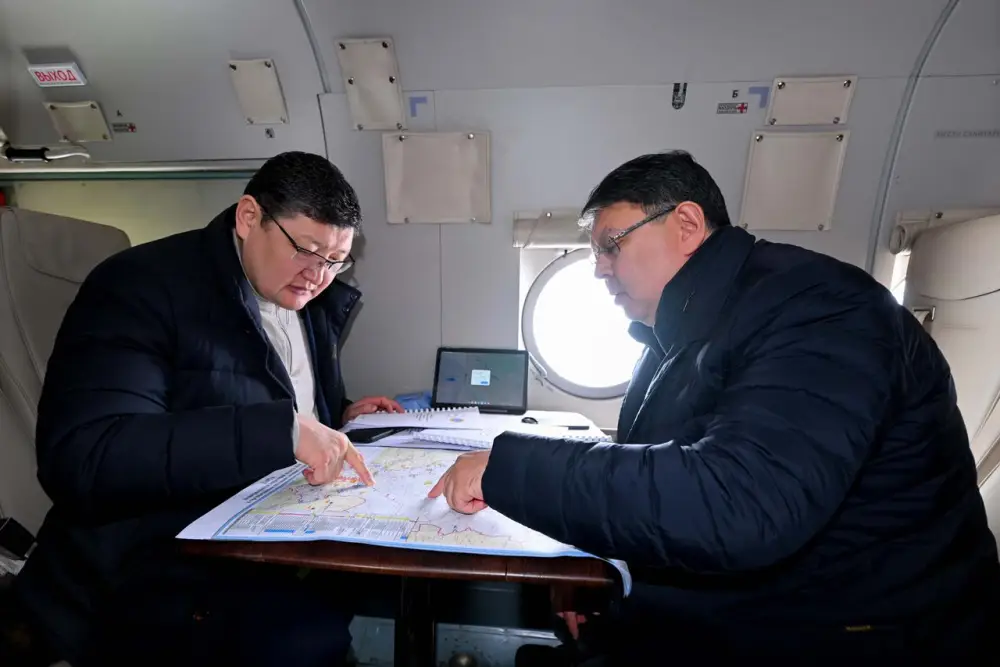 На страже берегов: Вице-премьер Канат Бозумбаев оценивает готовность Абай к паводковым испытаниям {city2}