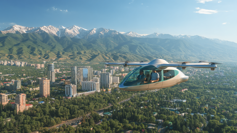 Алматы: Аэротакси за 10 минут до Медео Кызылорде