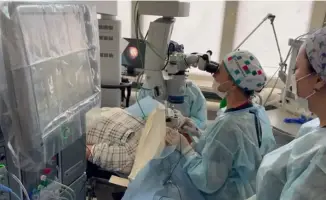 Частичное восстановление зрения после травмы глаза в Алматы