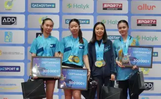 Алматинцы зажгли на чемпионате по настольному теннису!