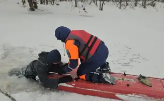 Ледяные зебры: как спасатели борются с опасностью