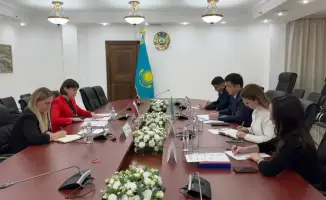 Встреча с Чрезвычайным и Полномочным Послом Латвийской Республики в Республике Казахстан