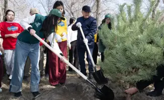 Ecological Action in Zhetysu: Youth Unite to Restore Nature and Plant Thousands of Trees