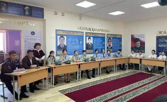 «Заң сақшылары: School Ambassadors» стартовал в Астане, ученики изучают правила дорожного движения