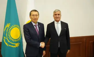 Встреча с наблюдателями ШОС и ОТГ перед республиканским референдумом 15 марта