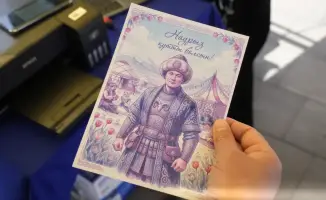 Искусственный интеллект дарит жизнь казахским батыром: жители Жетісу создают свои портреты на «Digital Nauryz»